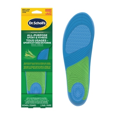 Dr Scholls All-Purpose Sport & Fitness Comfort Insoles, Women 1 ea, $19.99/1ea