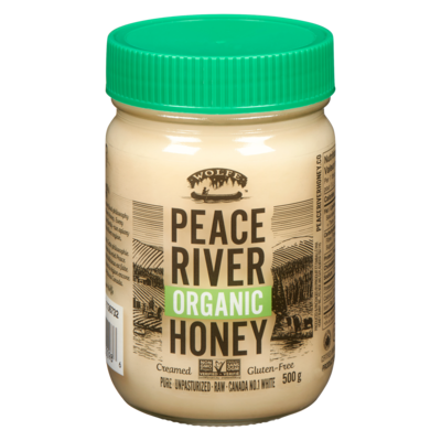 Peace River Honey Organic Creamed 500 g, $2.40/100g