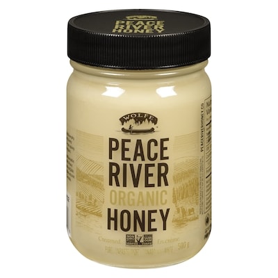 Peace River Honey Organic Creamed 500 g, $2.60/100g