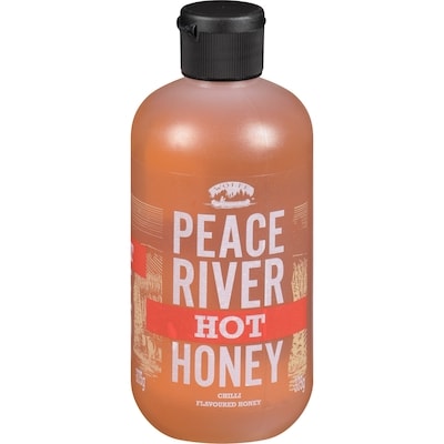 Peace River Honey Hot Honey 375 g, $2.40/100g
