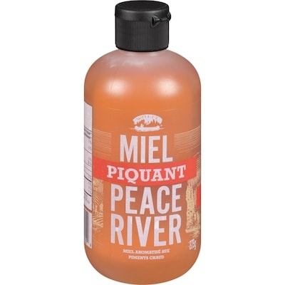 Peace River Honey Miel piquant 375 g, 2,40 $/100g