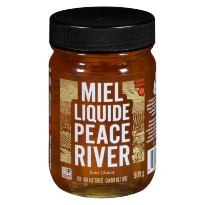 Peace River Honey Miel liquide 500 g, 2,40 $/100g