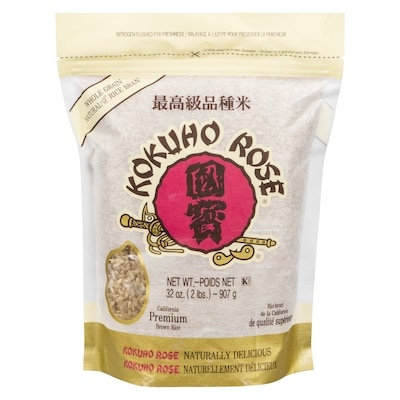 Kokuho Riz brun de la californie 907 g, 0,83 $/100g