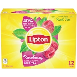 Iced Tea Raspberry, 12 cans