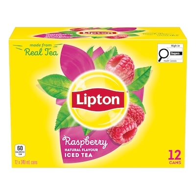 Lipton Raspberry Iced Tea 12x340.0 ml, $0.24/100ml
