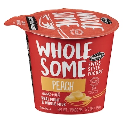 Norman Wholesome Swiss Style Yogurt Peach 150 g, $1.33/100g