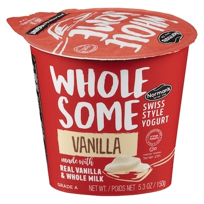Norman Wholesome Swiss Style Yogurt Vanilla 150 g, $1.33/100g