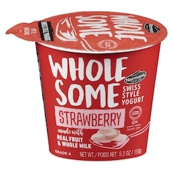 Wholesome Swiss Style Yogurt Strawberry