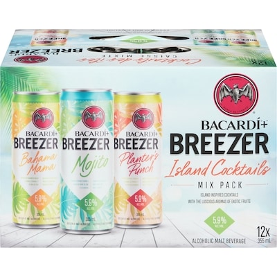 Bacardi Mix Pack Cocktail (ID required at pick-up) 12x355.0 ml, $0.61/100ml