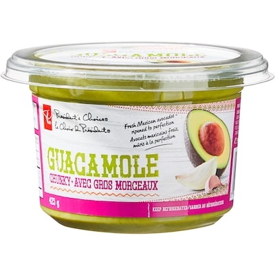 President's Choice Chunky Guacamole 425 g, $1.65/100g