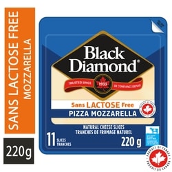 Lactose Free Mozzarella Natural Cheese Slices