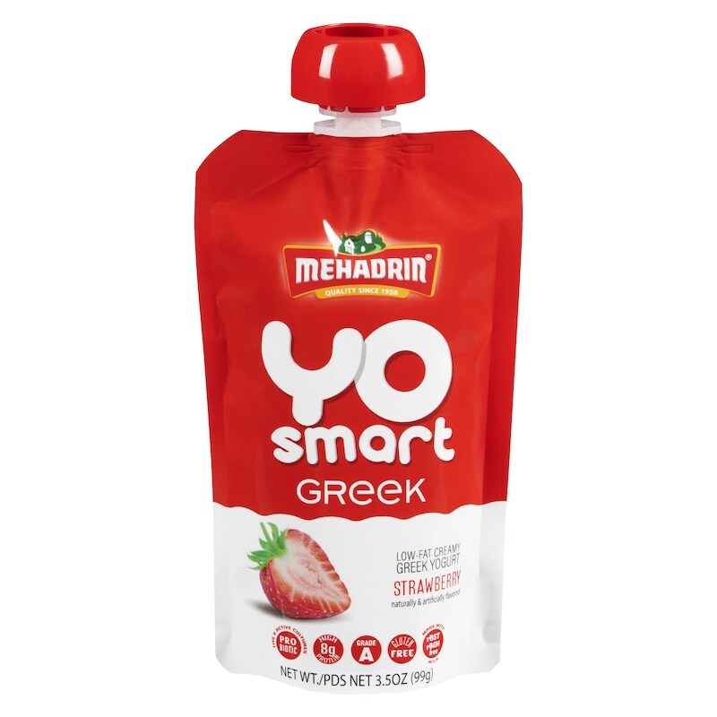 Strawberry Low-Fat Creamy Greek Yogurt