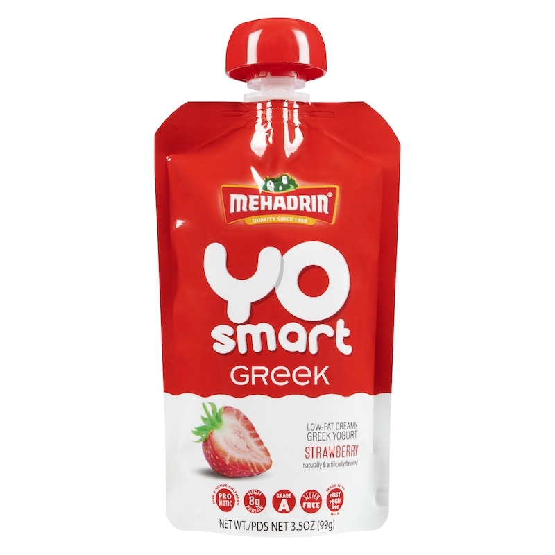 Strawberry Low-Fat Creamy Greek Yogurt