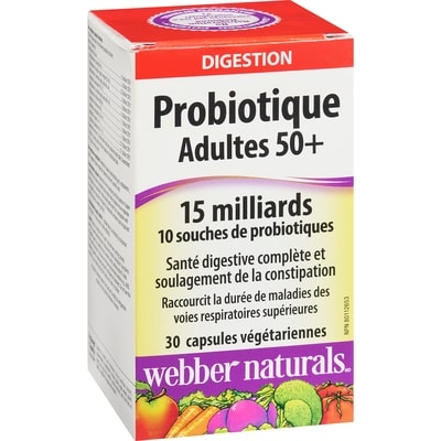 Probiotique adultes 50+ 15 milliards