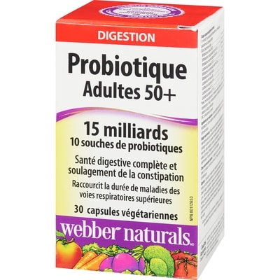 Probiotique adultes 50+ 15 milliards