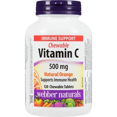 Webber Naturals Chewable 500 Mg Natural Orange Vitamin C 120 ea, $0.06/1ea
