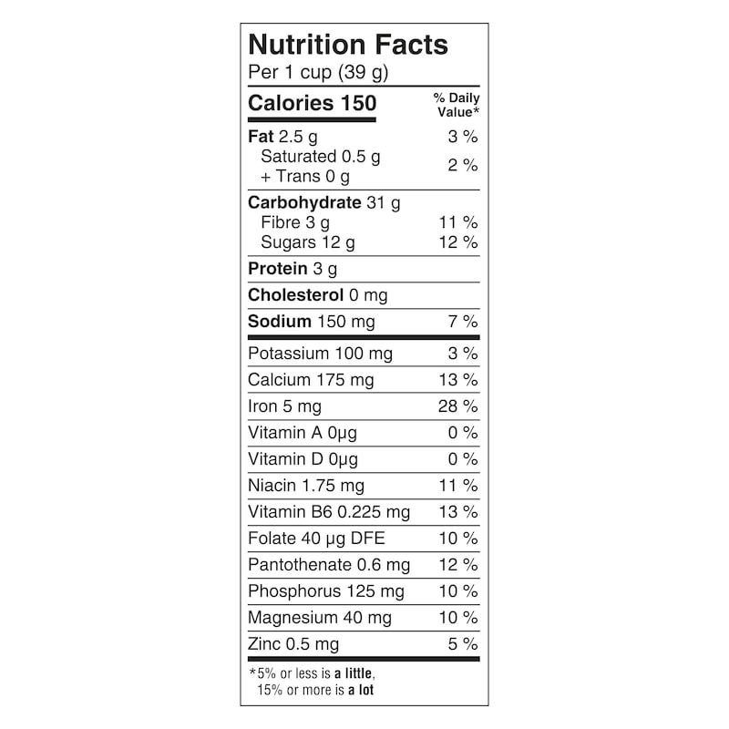 Strawberry Banana Breakfast Cereal, Whole Grains