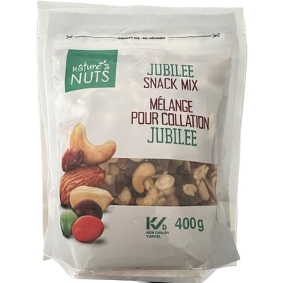 Nature’s Nuts Mélange de fruits à coque Jubilee Snack Trail Mix 400 g, 1,88 $/100g