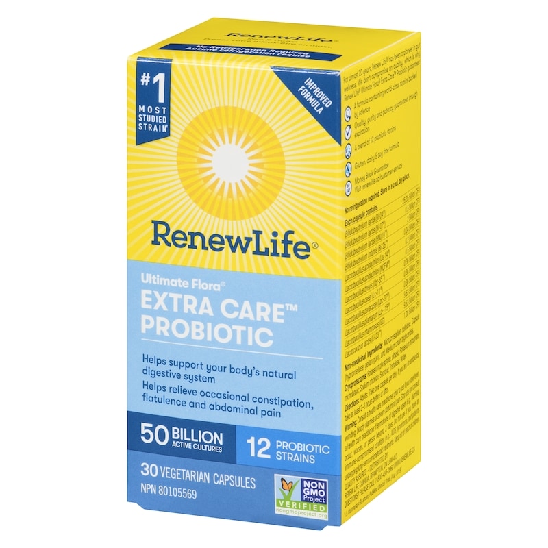 Ultimate Flora Extra Care Probiotic, 50 Billion Active Cultures, 30  Vegetarian capsules