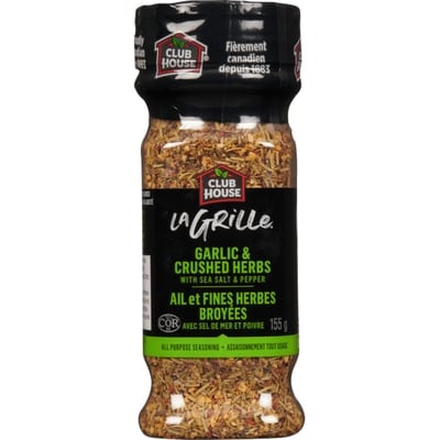 Club House Garlic & Crushed Herbs With Seasalt And Pepper 155 g, $5.80/100g