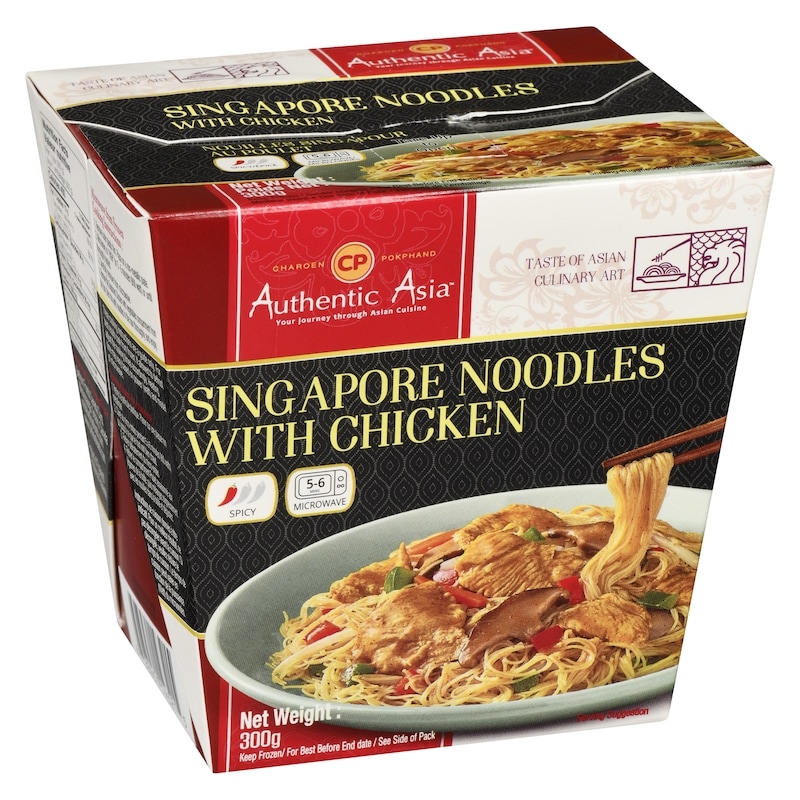 Authentic Asia Singapore Noodles With Chicken Spicy