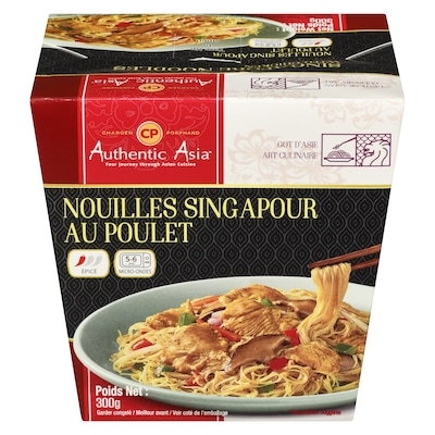 Charoen Pokphand Authentic asia nouilles singapour au poulet épicé 300 g, 1,76 $/100g