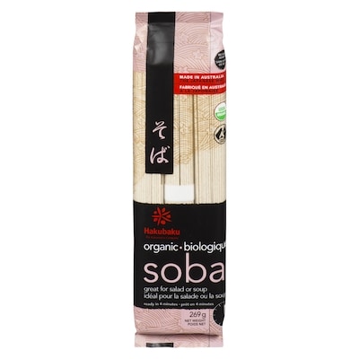 Hakubaku Soba Organic 269 g, $1.48/100g