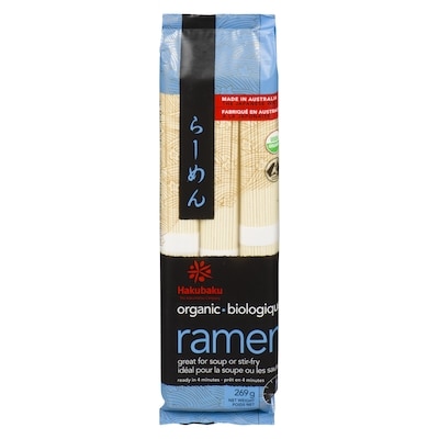 Hakubaku Ramen Organic 269 g, $1.48/100g