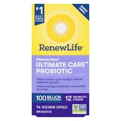 Renew Life Ultimate Flora Ultimate Care Probiotic, 100 Billion