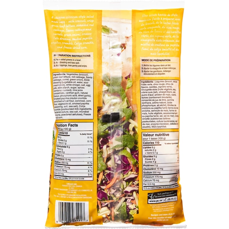 Chopped Mexican Style Street Corn Salad Kit