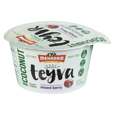 Mehadrin Coconut Based Mixed Berry Yogurt Alternative 150 g, $2.53/100g