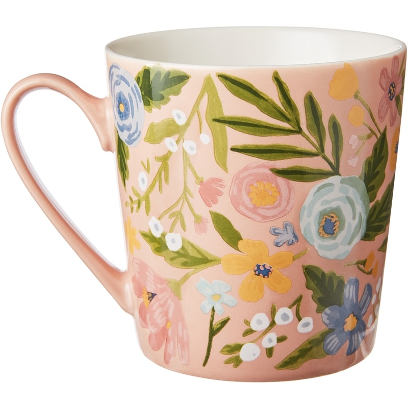 Flair Decal Floral Mug
