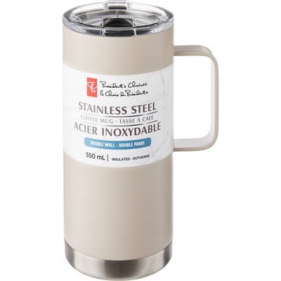 President's Choice Tall Travel Mug -Pink 1 ea, $18.00/1ea