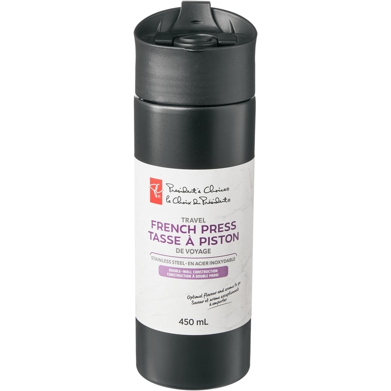Travel French Press Black