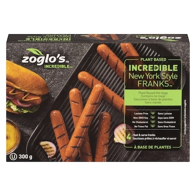 Zoglos Kosher Incredible New York Style Franks 300 g, $1.93/100g