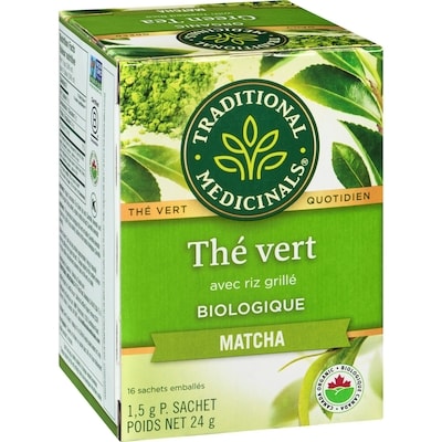 Thé vert avec riz grillé matcha biologique
