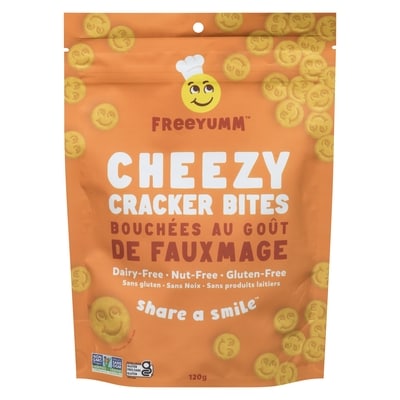 Freeyumm Cheezy Cracker Bites 120 g, $4.99/100g