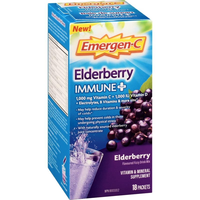 Immune Plus Vitamin & Mineral Supplement Elderberry