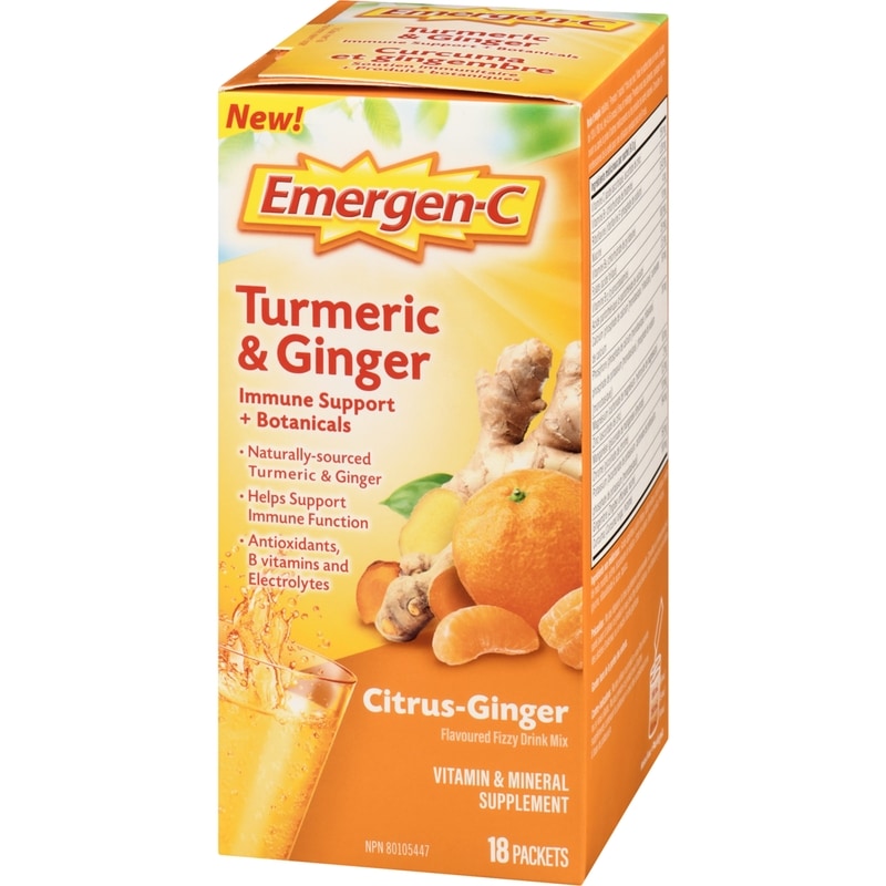 Vitamin & Mineral Supplement Turmeric & Ginger Citrus-Ginger