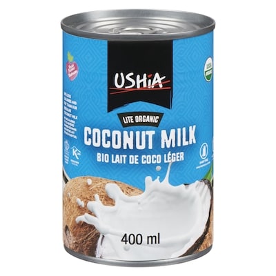 Ushia Lite Organic Coconut Milk 400 ml, $0.82/100ml