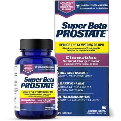 Super Beta Prostate Super Beta Prostate Chewables Natural Berry Flavor 60 ea, $0.66/1ea