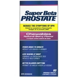 New Vitality Super Beta Prostate CHEWABLE 60ct