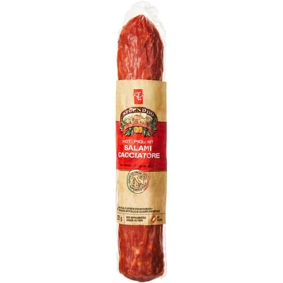 PC Splendido Splendido Dry-Cured Salami Cacciatore Hot  225 g, $4.44/100g