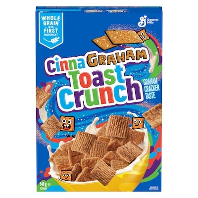 General Mills Cinnamon Toast Crunch CinnaGraham Toast Crunch Breakfast Cereal, Whole Grains 340 g, $1.70/100g