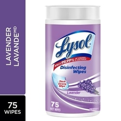 Lysol Disinfecting Wipes - Lavender 75 ea, $0.10/1ea