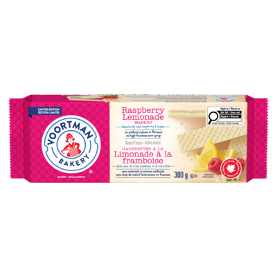 Voortman Raspberry Lemonade Wafers Limited Edition 300 g, $1.33/100g