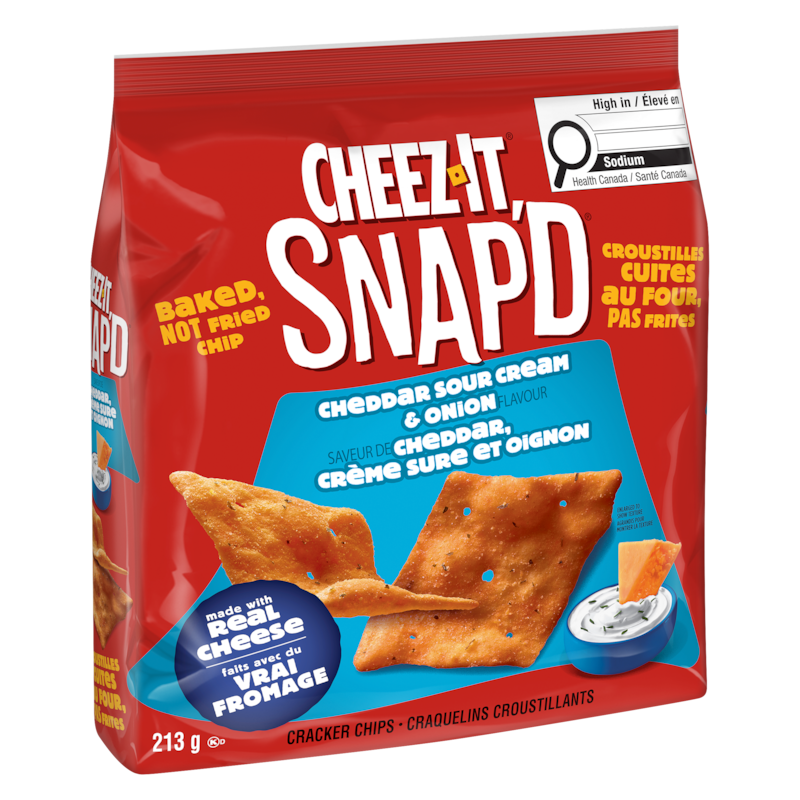 Crackers Cheddar Sour Cream & Onion Flavour Snack 