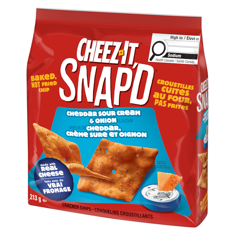 Crackers Cheddar Sour Cream & Onion Flavour Snack 