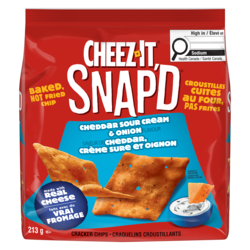 Cheez-It Craquelins collation à saveur de cheddar et crème sure et oignons 213 g, 2,11 $/100g