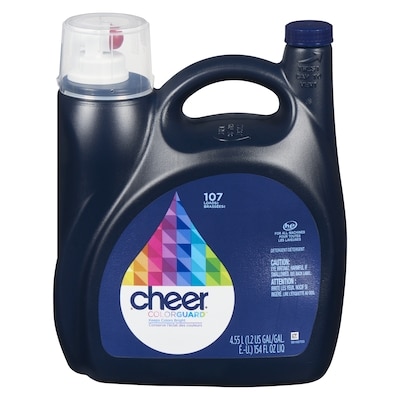 Cheer Cheer Liquid Laundry Detergent 107 loads HE Compatible 4.55 l, $0.35/100ml